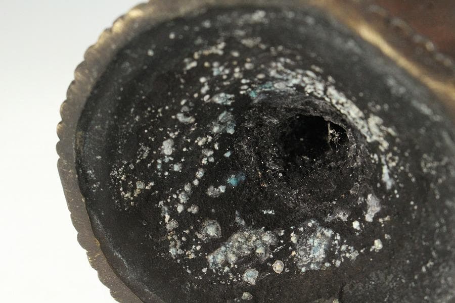 仏教美術 銅 蓮花 持香炉 蓮燭台 二件(K-LC970) - メルカリ