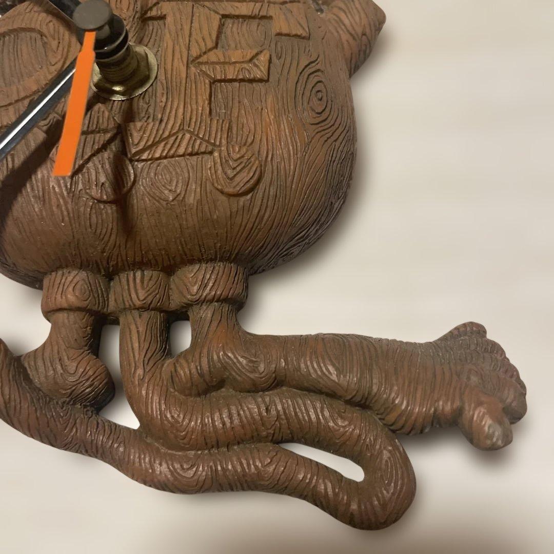 超希少】【美品】ラットフィンク Rat Fink木製彫刻 時計 木彫り 壁掛け