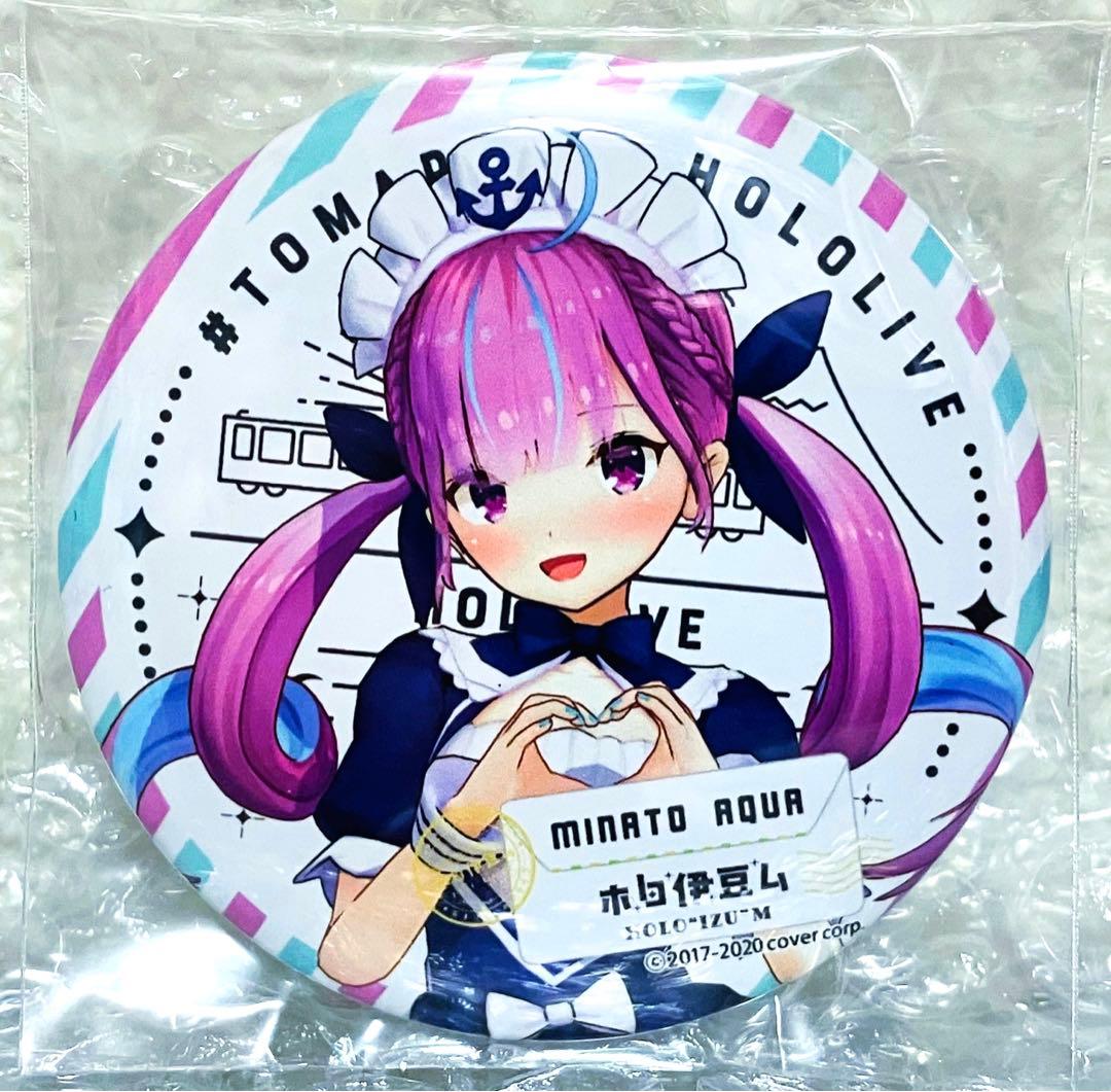 ホロライブ ホロ伊豆ム 缶バッジ 湊あくあ｜バーチャルYouTuber
