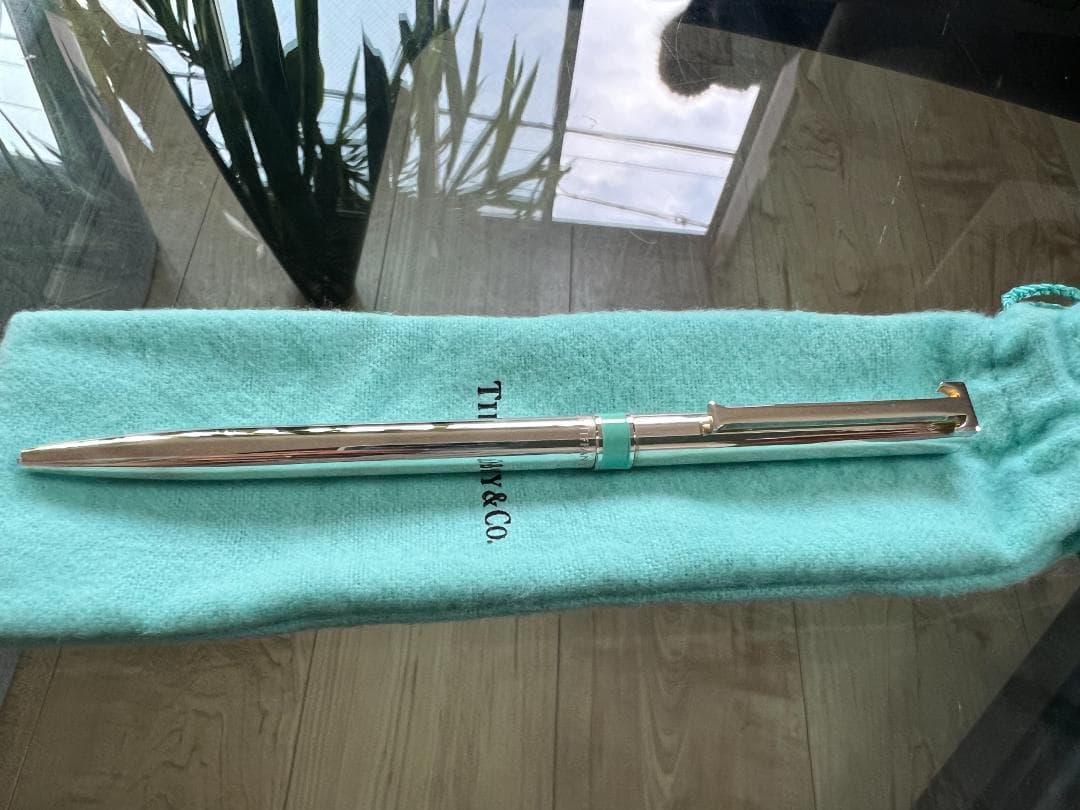 新品・未使用】Tiffany & Co. ボールペン シルバー ターコイズ