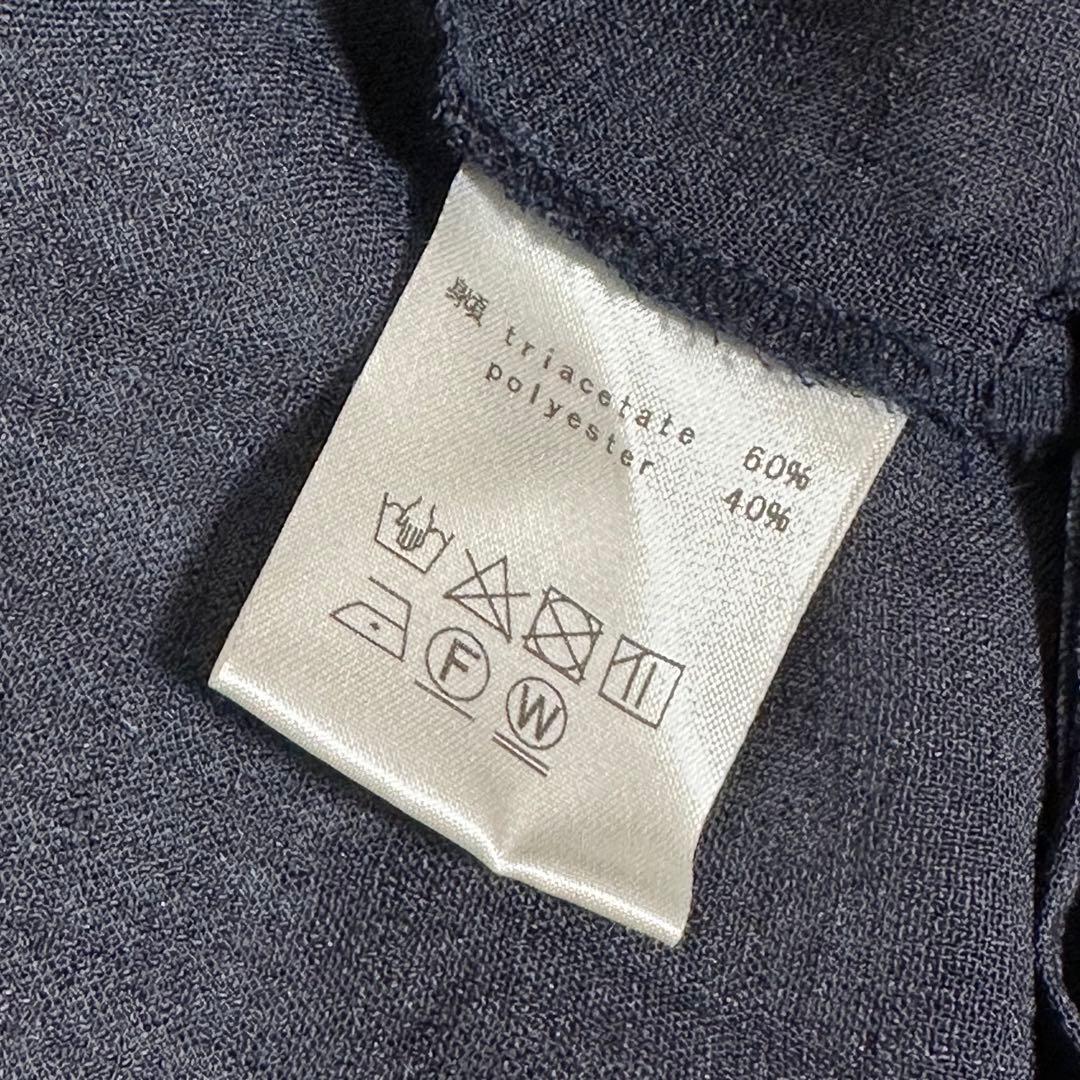 ハザマ 揺方 2018ss 帯 ブラック イエロー トリアセテート 黒 無地