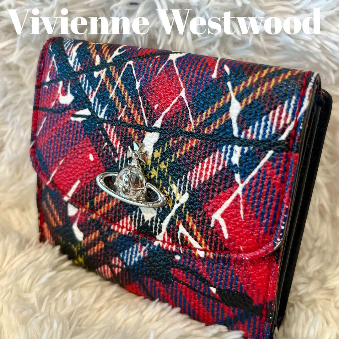 Vivienne Westwood 二つ折り財布 ダービー チェック柄｜楽天市場
