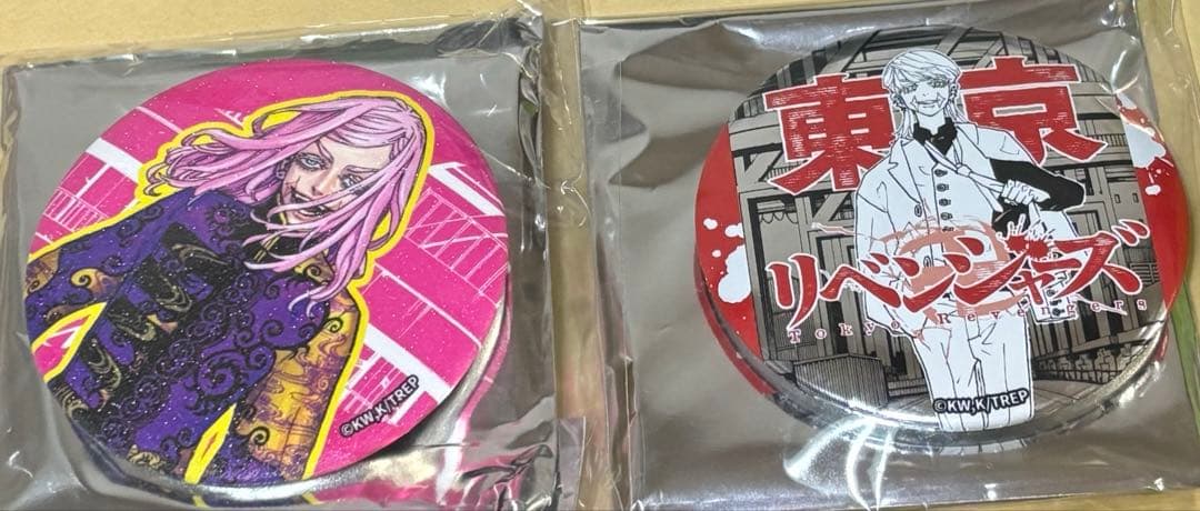 台湾限定 高雄開催 東京リベンジャーズ 東リべ展 缶バッジ 三途春千夜