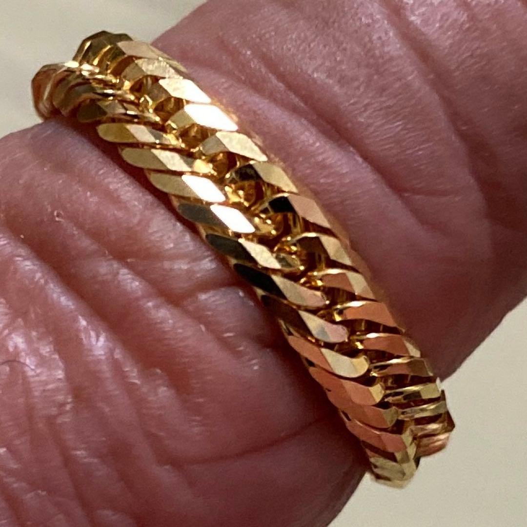 K18喜平　リング3.2g 新品未使用品　男女兼用　トリプル2面喜平