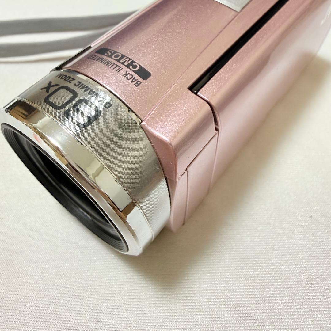 JVC ビデオカメラ GZ-E325-P フルHD 光学40倍/最大60倍ズーム