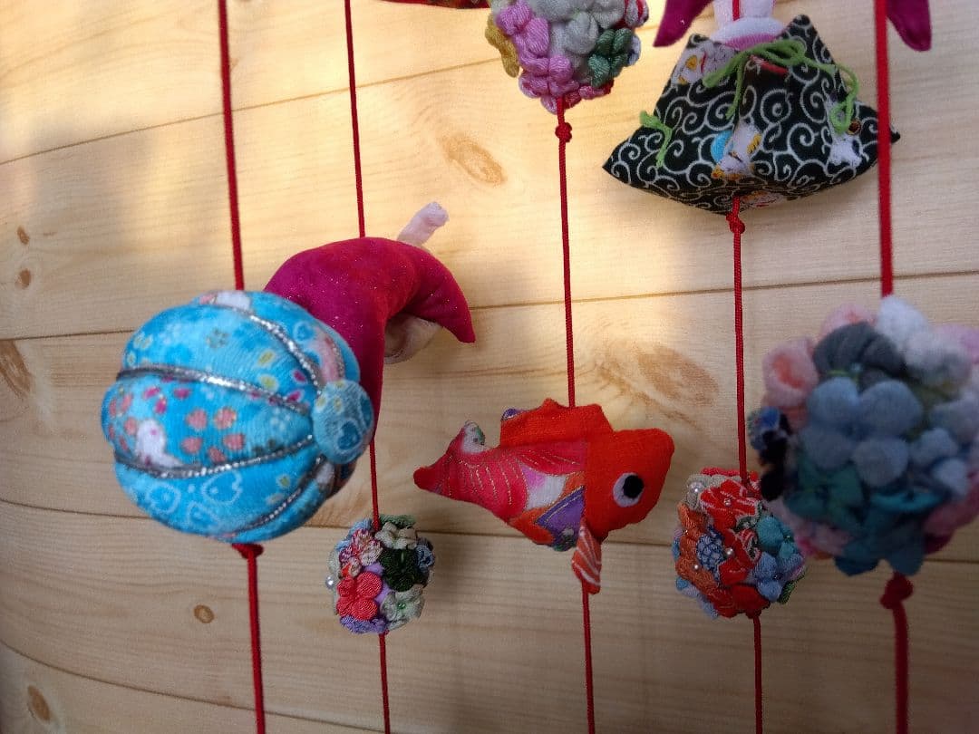 吊るし飾り　お雛様　さげもん　つるし雛　雛人形　ハンドメイド