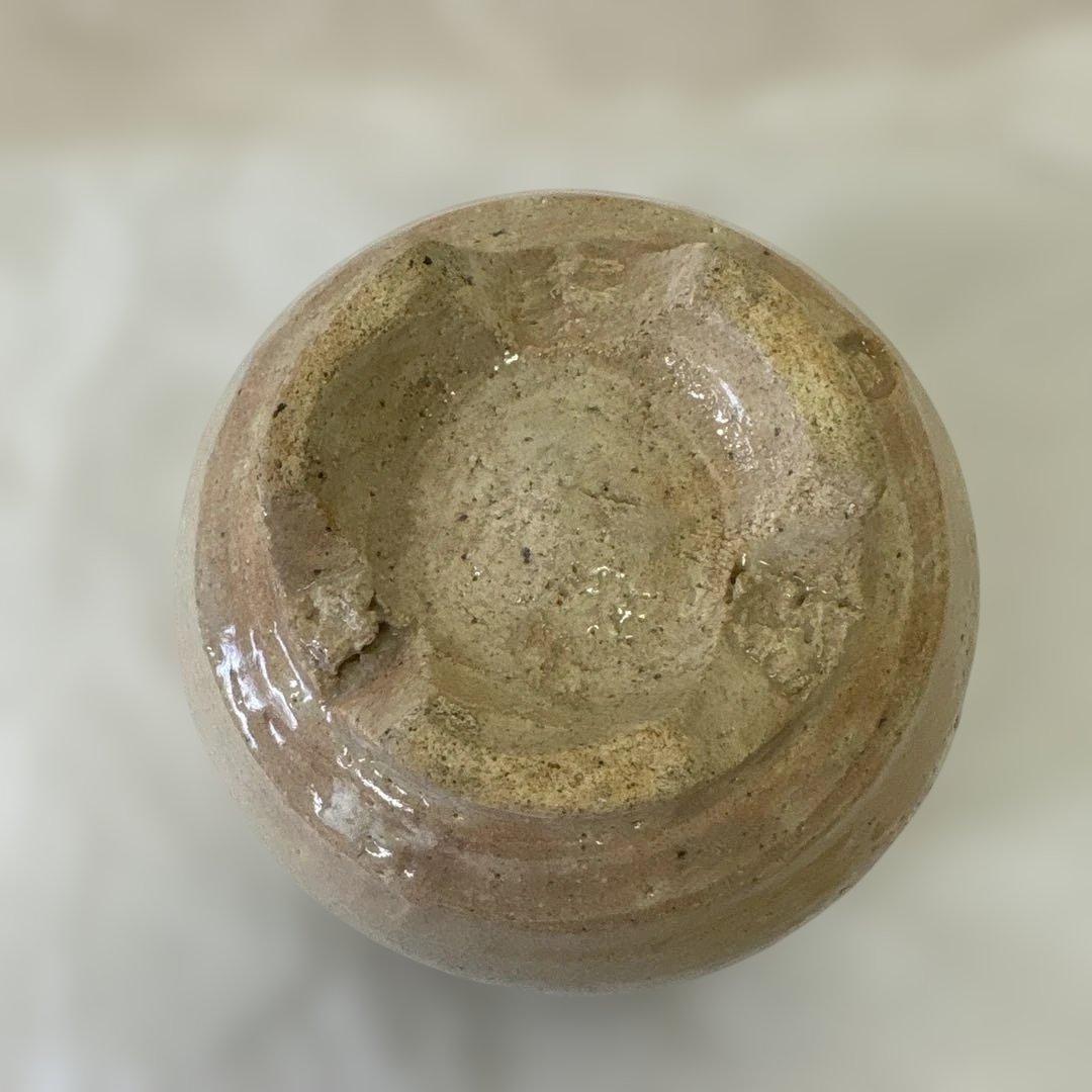 韓国人間国宝 李朝七代白山 金正玉作 嶺南窯 茶碗 共箱