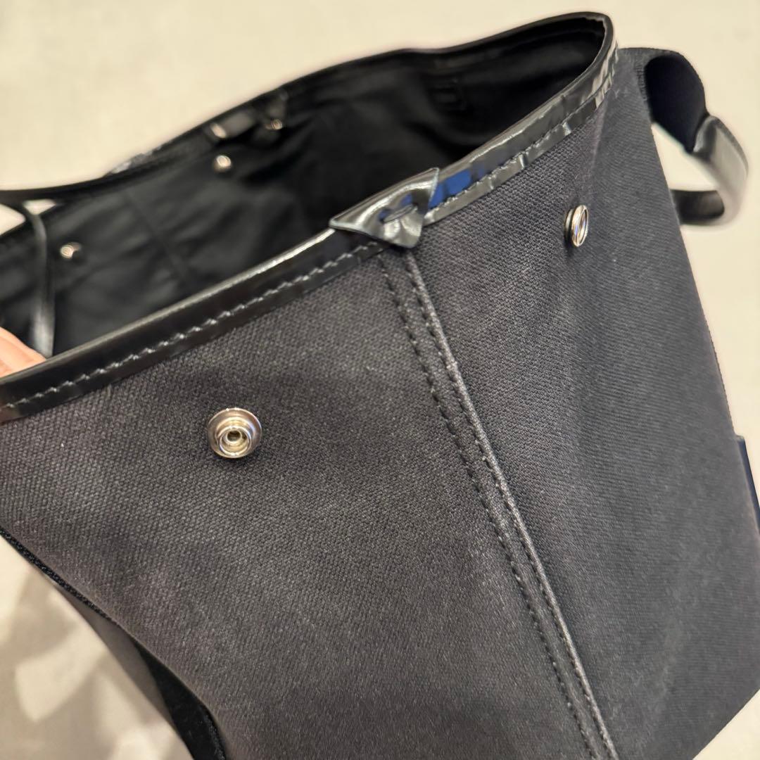 BALENCIAGA ネイビーカバス バッグS