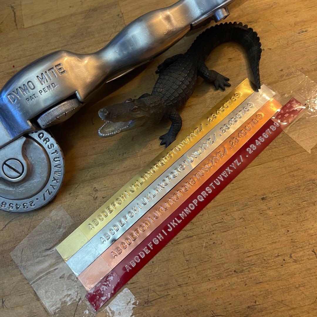 □製品保証□【クロームと擦れ・機関良好】ダイモ DYMO M-2C 184-7 ダイモ(