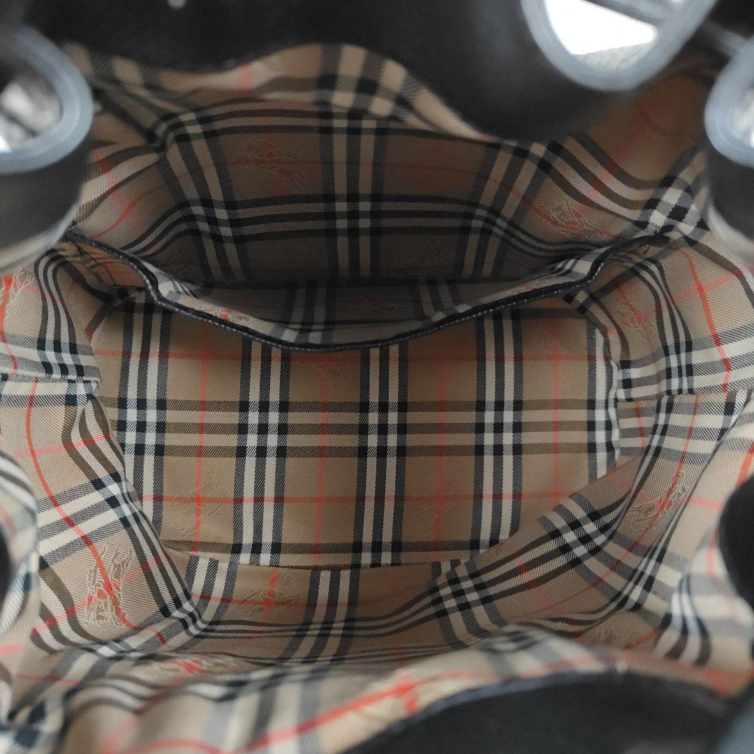 本日限定価格　バーバリー　ショルダーバッグ　ホースロゴ　ノバチェック　巾着