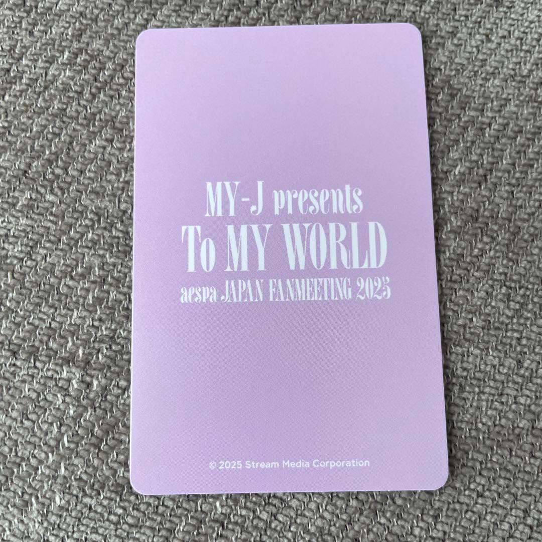 aespa ファンミ ペンミ キャラクタークリップ カリナ トレカ - メルカリ