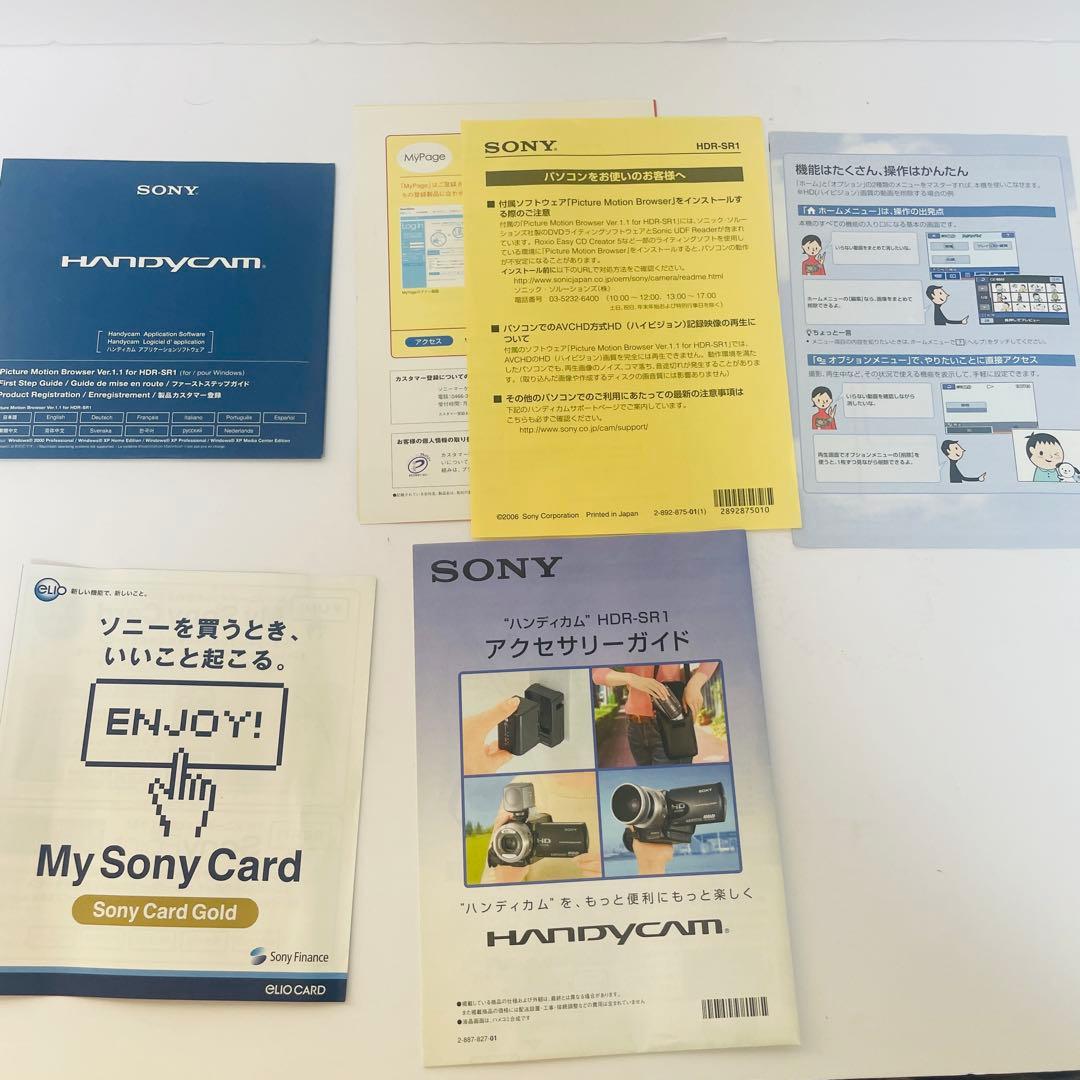 完品美品　SONY　HDR-SR1　ハンディカム　ビデオカメラ