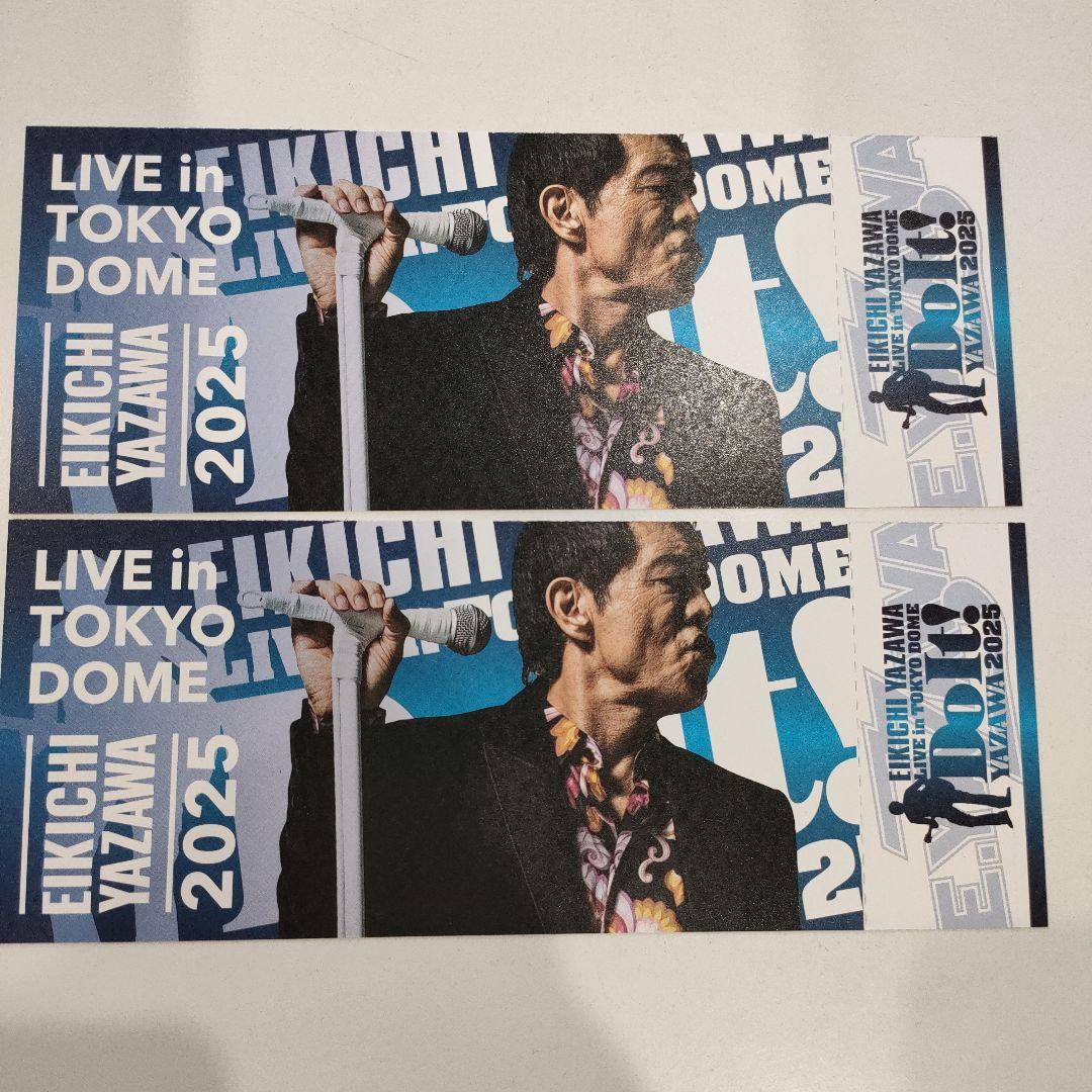矢沢永吉11月8日(土)東京ドームメモリアルチケット2枚 - メルカリ