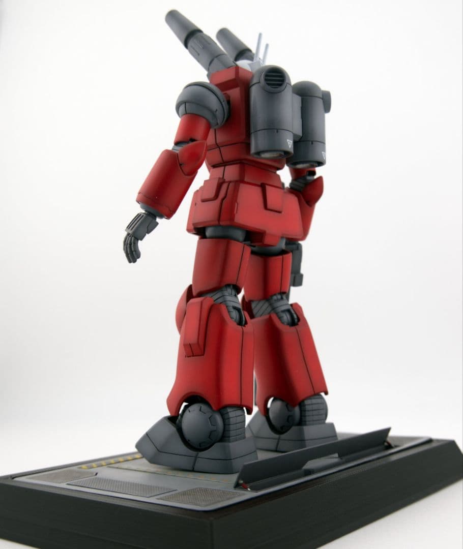 【全塗装・完成品】HG ガンキャノン グラデーション塗装＋特製3D台座＆ケース付