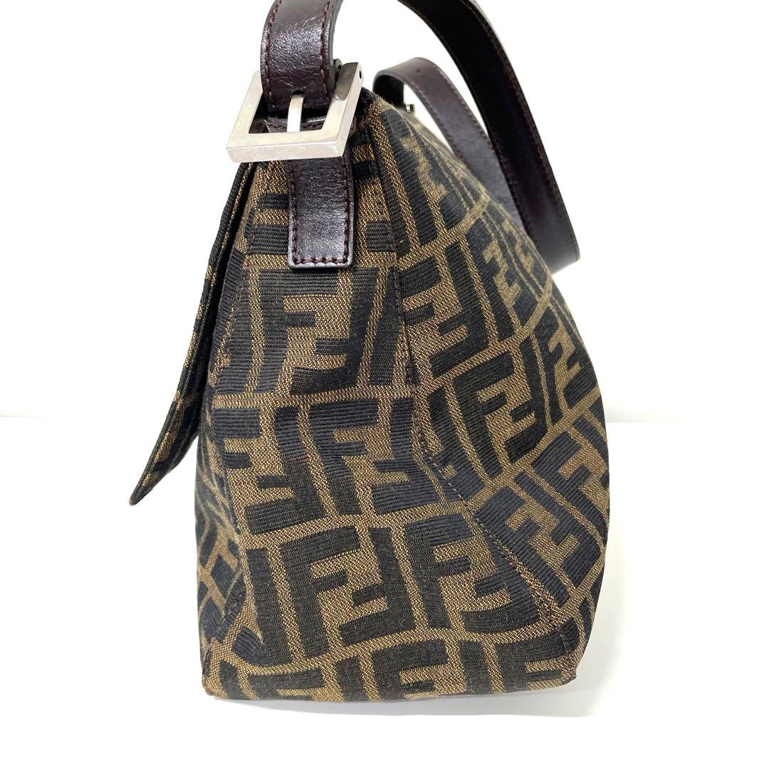 【TK】FENDI フェンディ マンマバケット ワンショルダーバッグ ズッカ柄