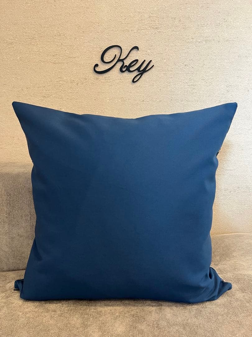 ミナペルホネン　ハンドメイド　クッションカバー★pomppia blue