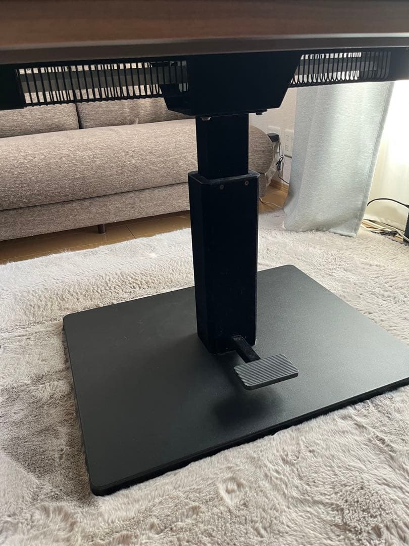 ダイニングテーブル コタツ機能付き ニトリ 高さ調整可能 /昇降コタツ