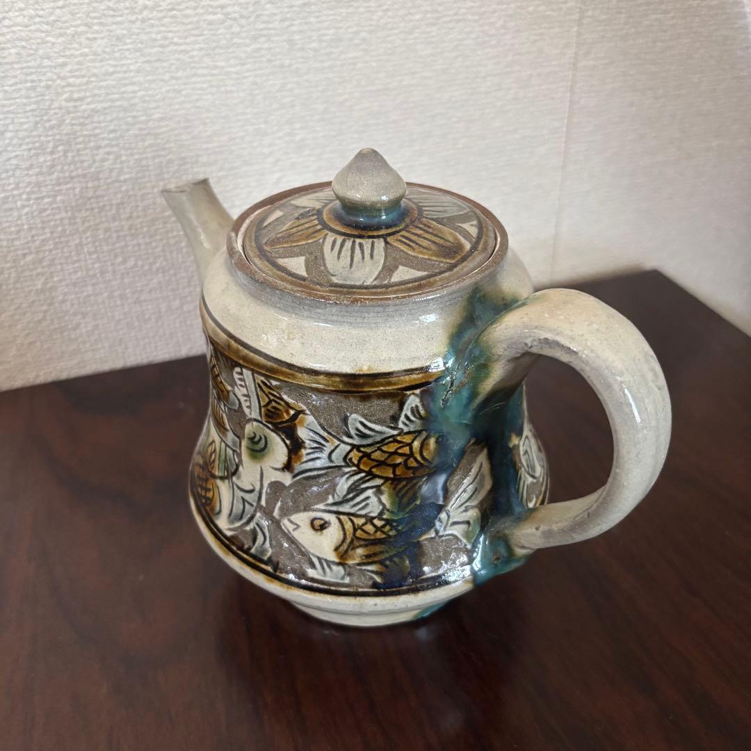 島袋常明 ティーポット 沖縄 やちむん 急須