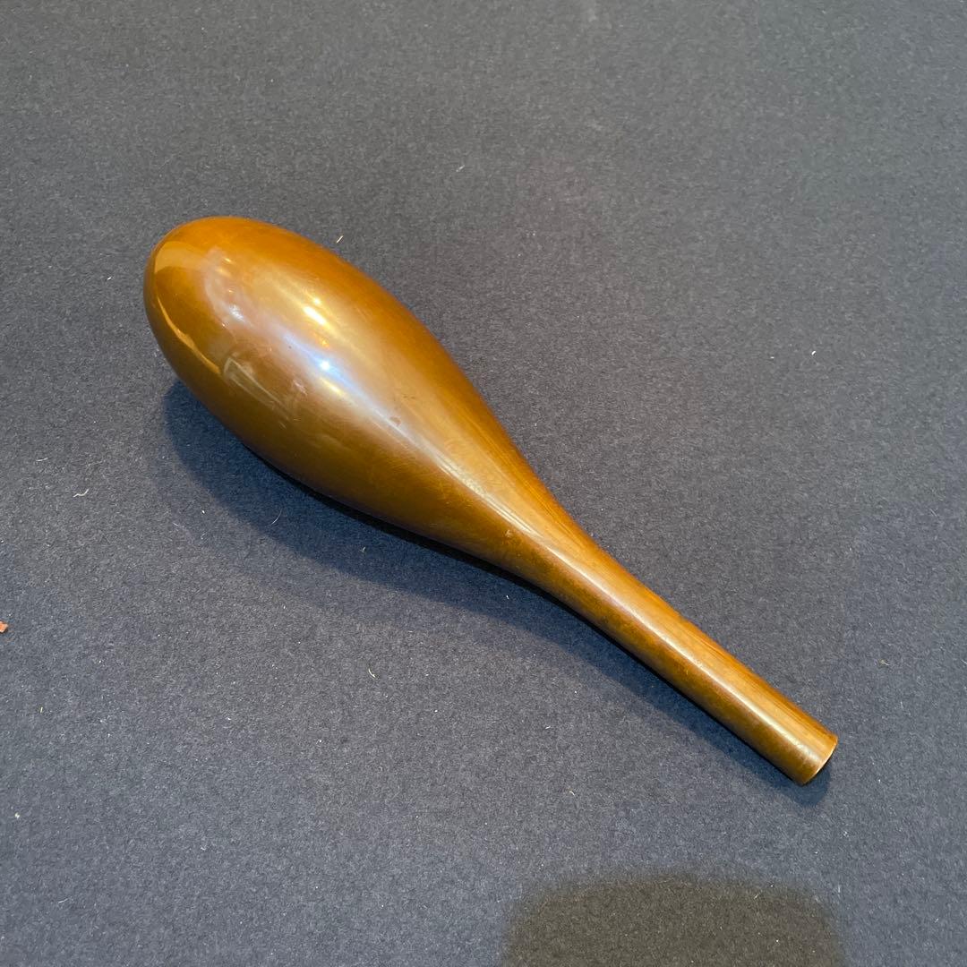 茶道具 華道具【八島 望舟】(造)の『鋳銅 花挿』共箱※美品　花器　花入