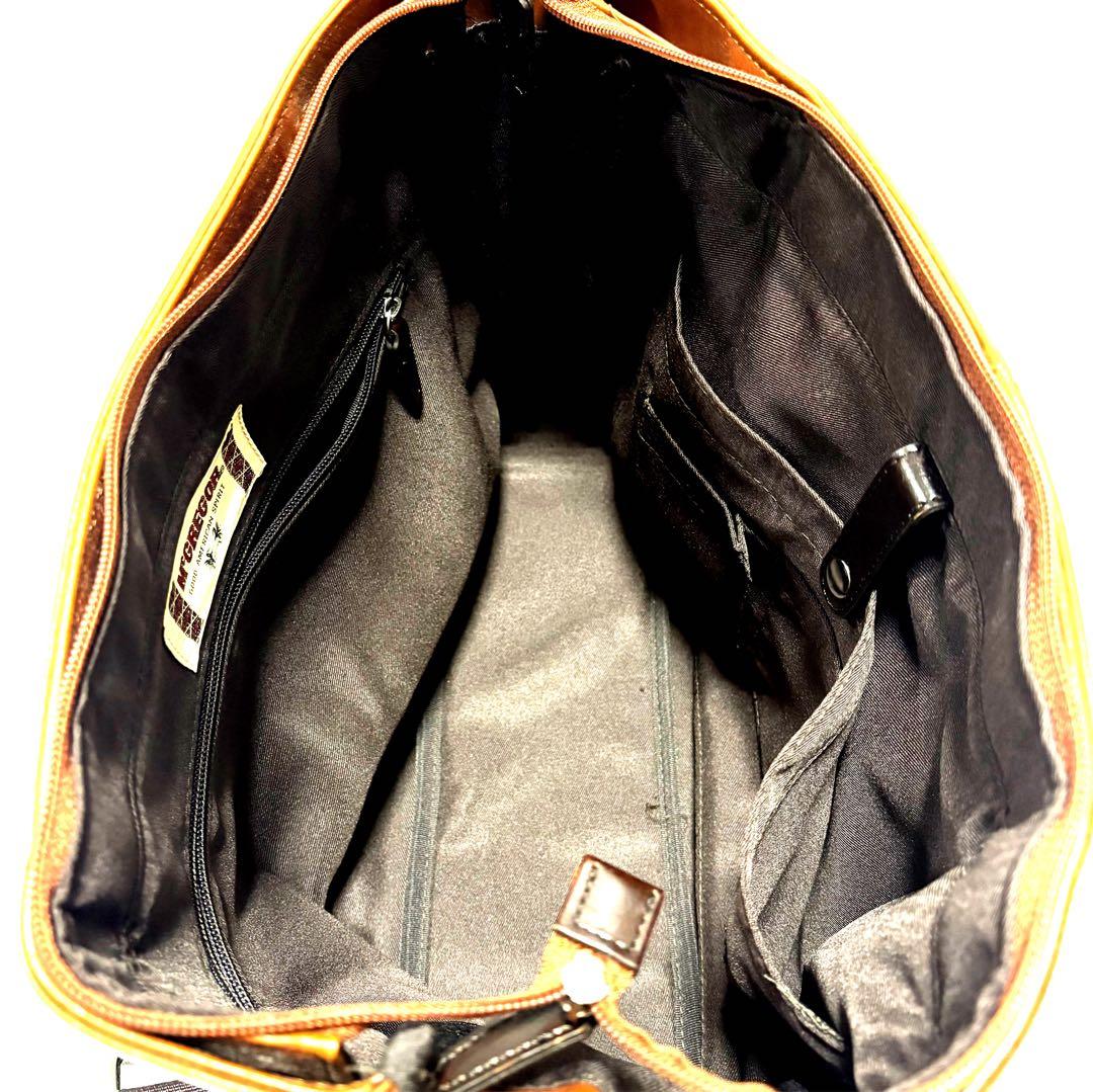 MCGREGOR 2WAYバッグ ショルダーバッグ バッグ レザー ブラウン