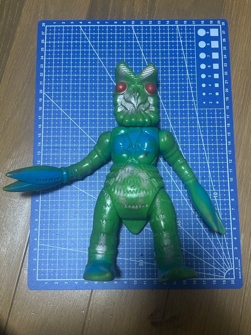 当時物 マルサン 怪獣 バルタン星人 ソフビ 美品 マルサン バルタン