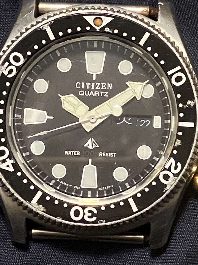 citizen ダイバー　avalon アバロン　ジャンク　まとめ時計