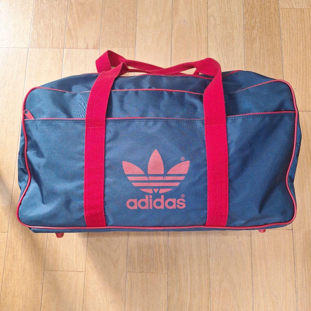 希少】アディダス ビンテージ 80s スクールバッグ ボストンバッグ スクバ