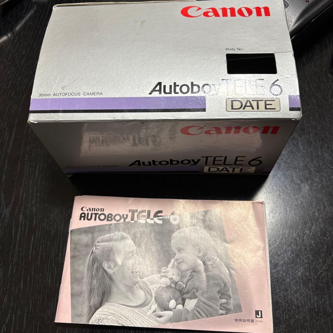 CANON キャノン Autoboy TELE6 箱 説明書 カバー