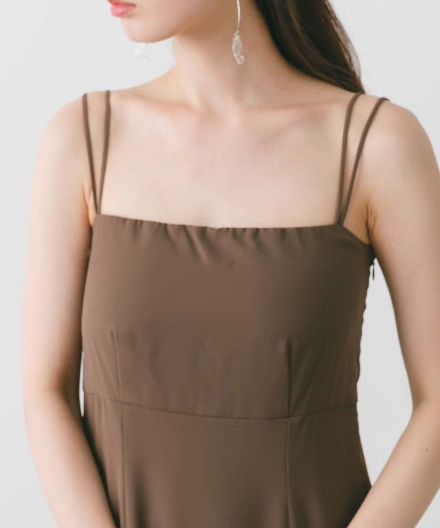 Kastane オケージョンドレス 結婚式 / チュールレイヤードベアドレス