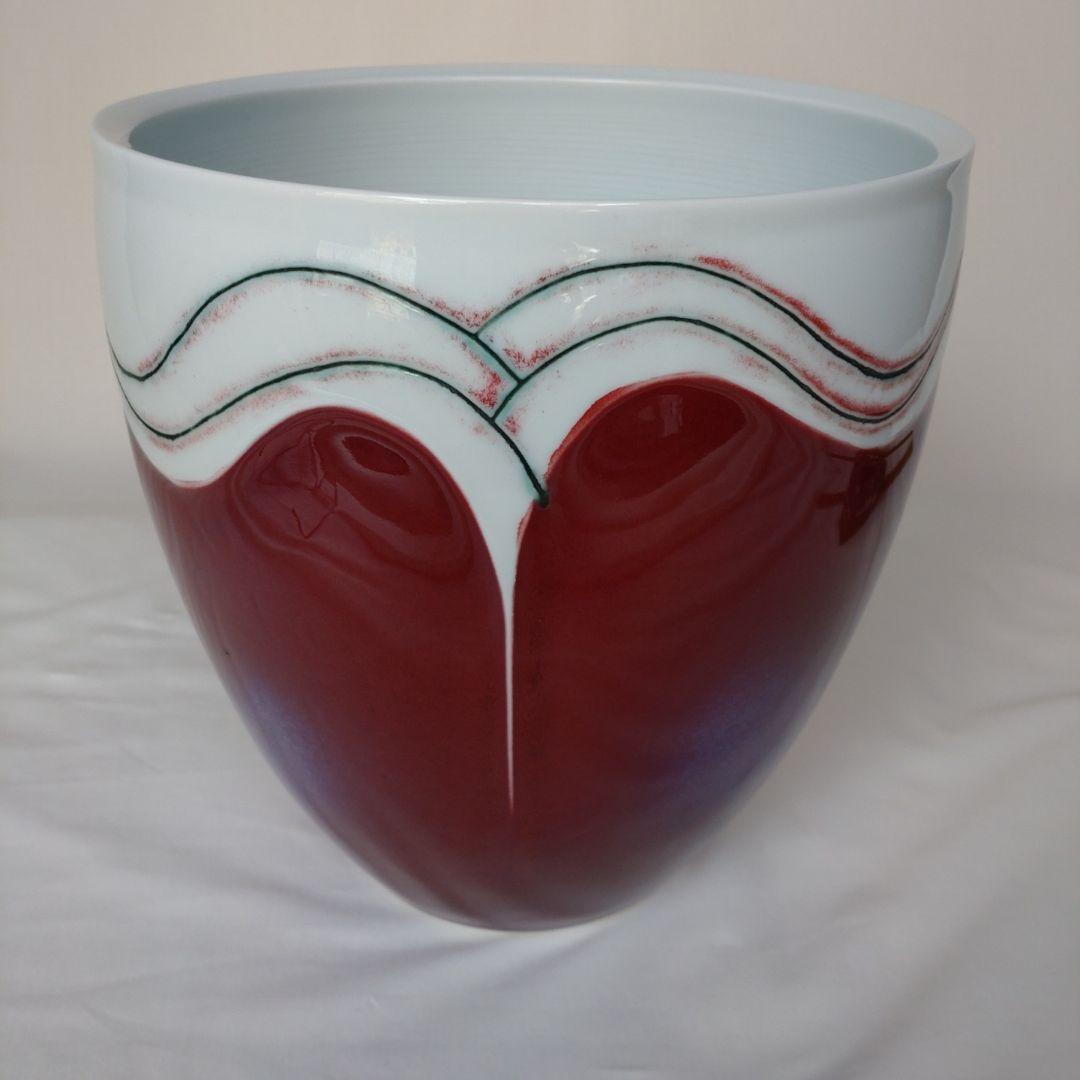 花器　花瓶　有田焼　馬場真一郎