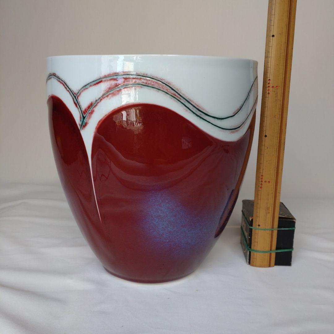 花器　花瓶　有田焼　馬場真一郎