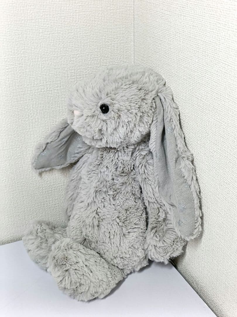 ジェリーキャットのバニーぬいぐるみ　タグ付き　うさぎ 耳に星