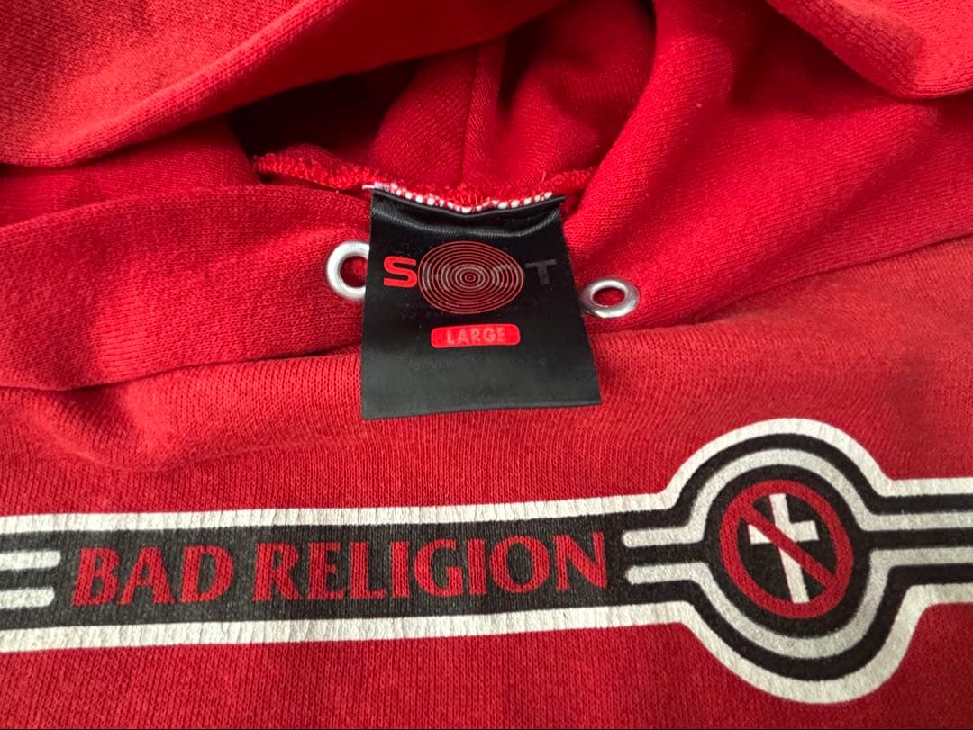 BAD RELIGIONバッドレリジョン バンド パーカートレーナー BAD