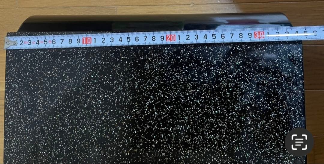 輪島塗 木製花台 青貝梨地黒漆（螺鈿入）