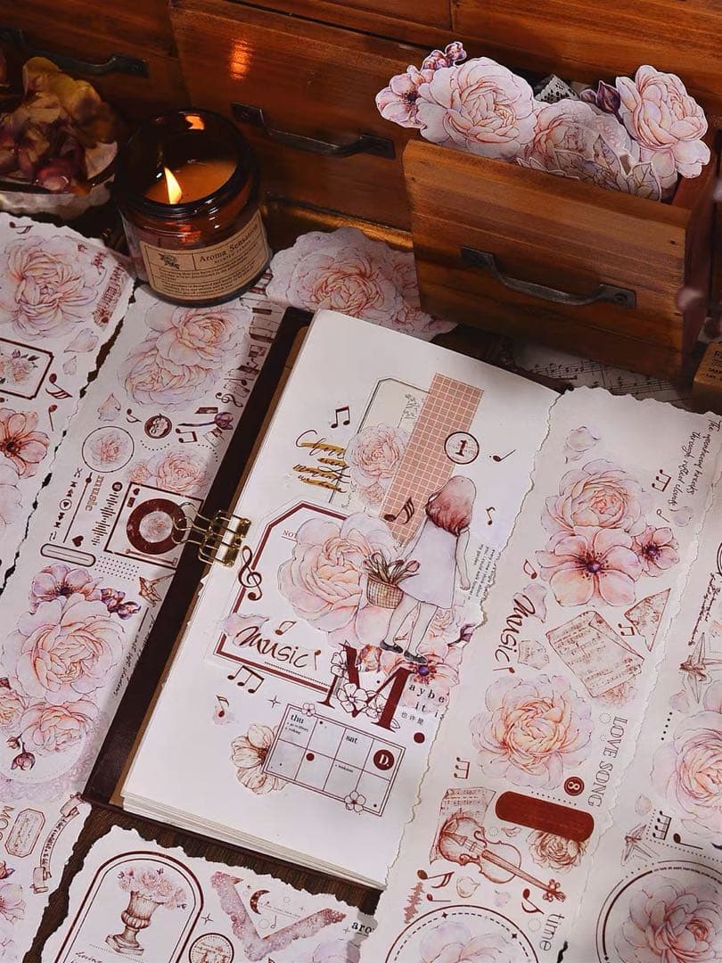 ⭐️SALE⭐️ 小白家文創《月白》海外マステ　マスキングテープ 【1099】