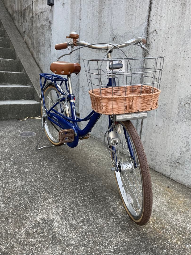 引取り限定】子供用自転車 20インチ ネイビー サイクルベースあさひ