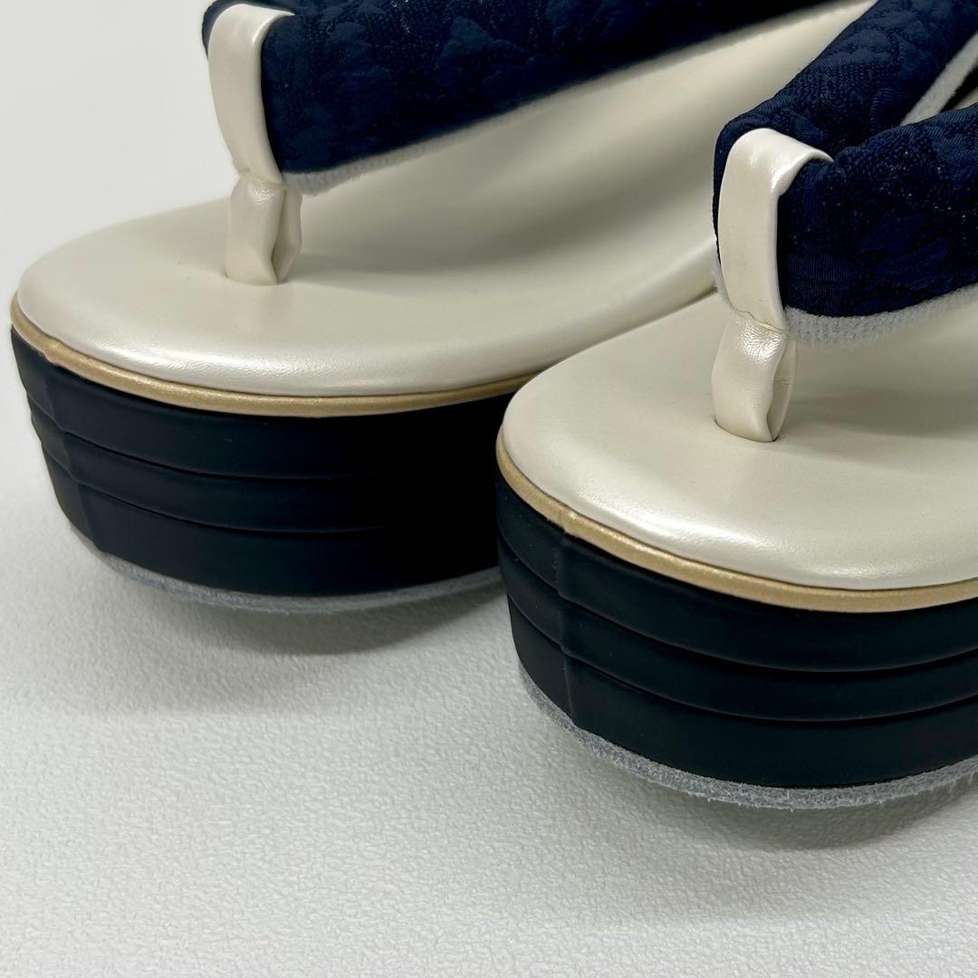 草履バッグセット　草履　バッグ紺　成人式　卒業式　新品　激安　0414②