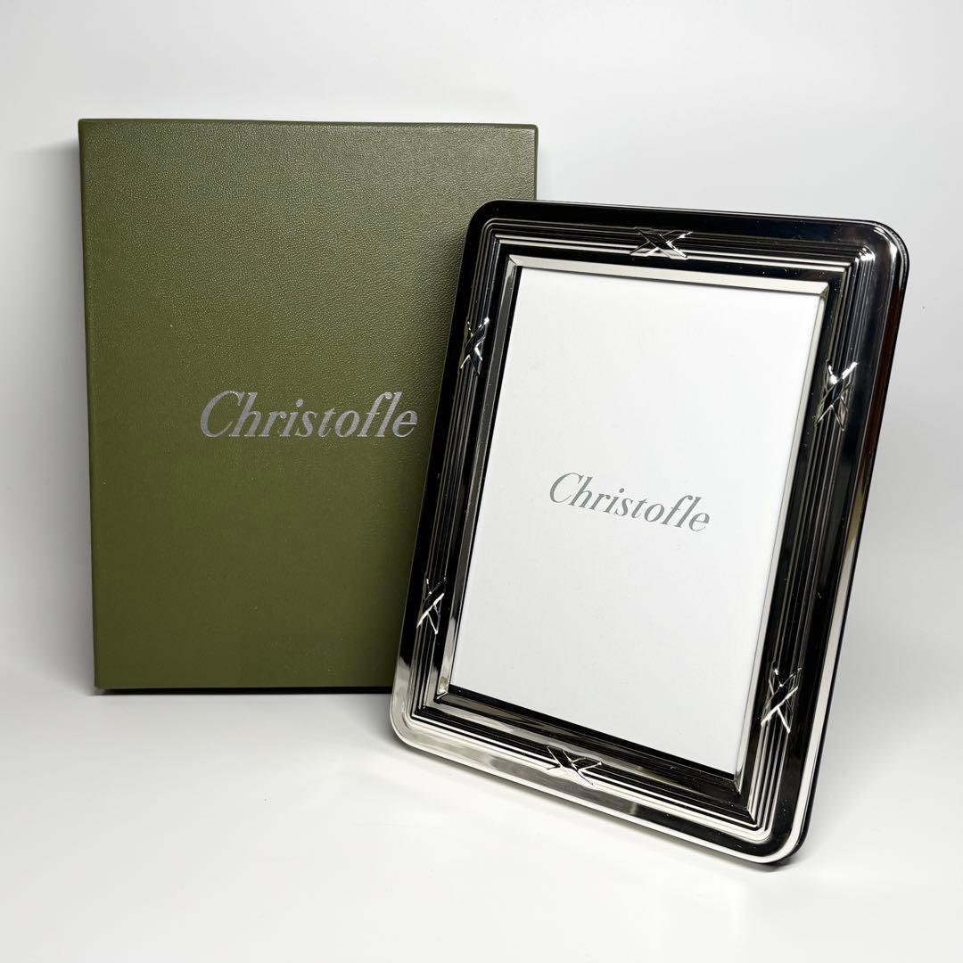 Christofle クリストフル フォトフレーム 写真立て シルバー - メルカリ