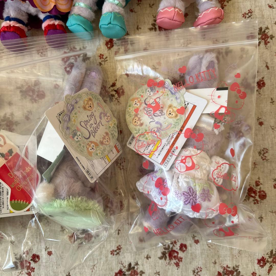 香港ディズニー＆シー❤️ステラルー ぬいぐるみバッジ・キーチェーン