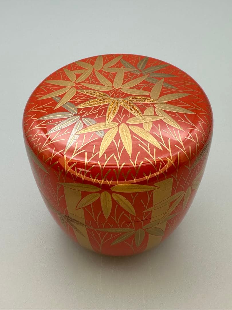 茶道具 棗 中村宗悦 竹林蒔絵