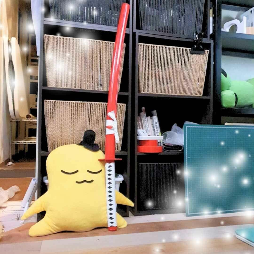 富岡義勇　日輪刀　コスプレ　金属　刀　剣　国内100cm 【残3】