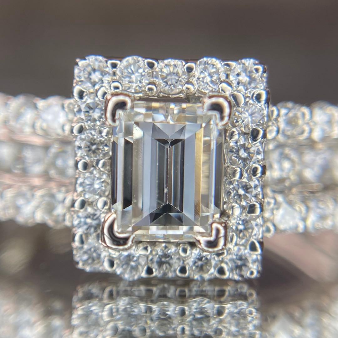『専用です』天然 ダイヤモンド リング 計1.072ct PT900