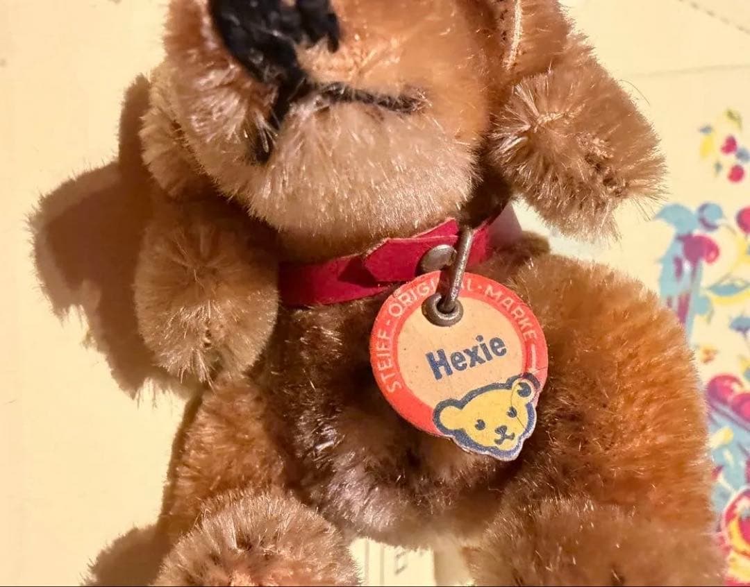 ベルリン購入 超美品シュタイフ 1950年代のダックスフンド グラスアイ