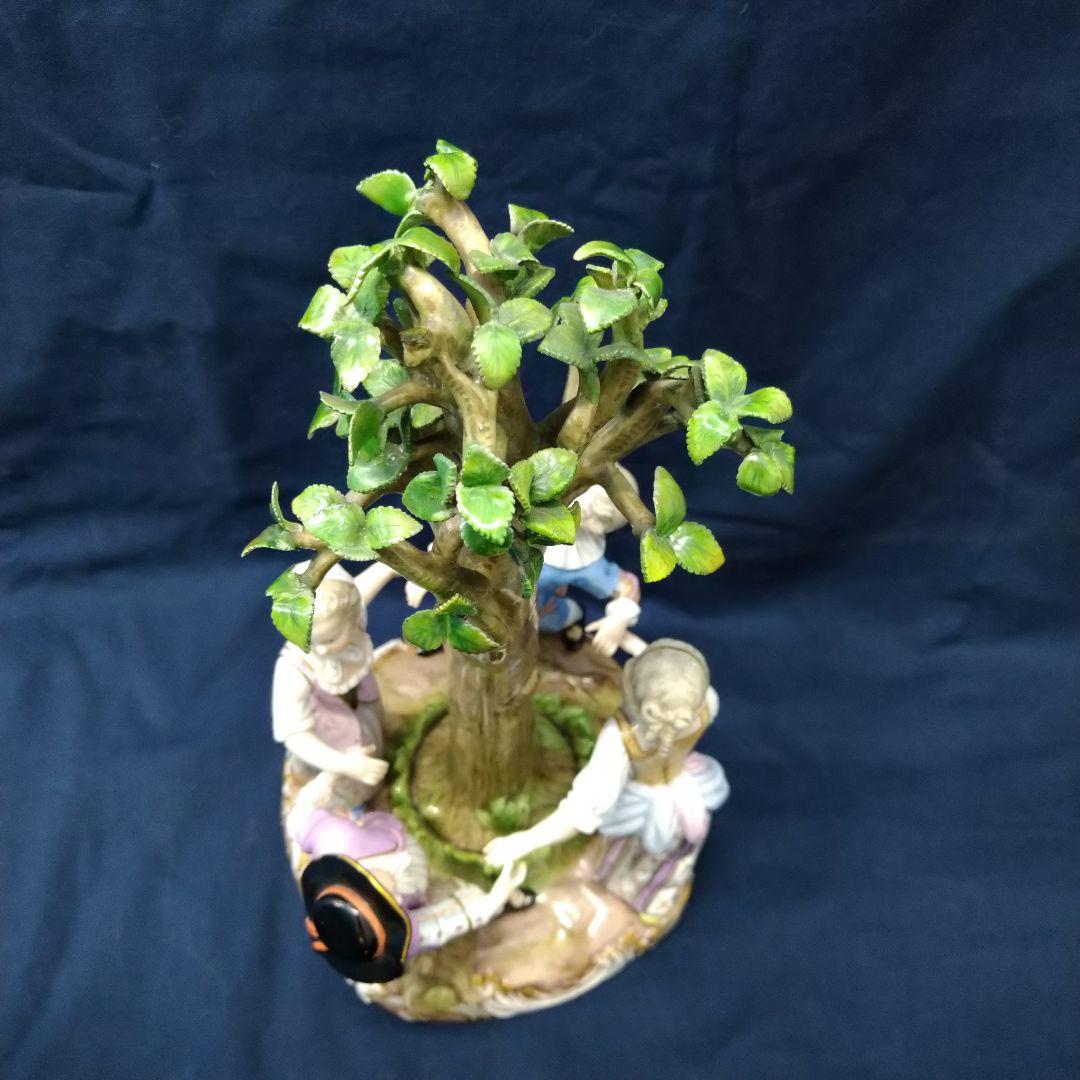 ✤1924年以前マイセン（Meissen）『輪になって踊る子供たち』 工芸品 ✤