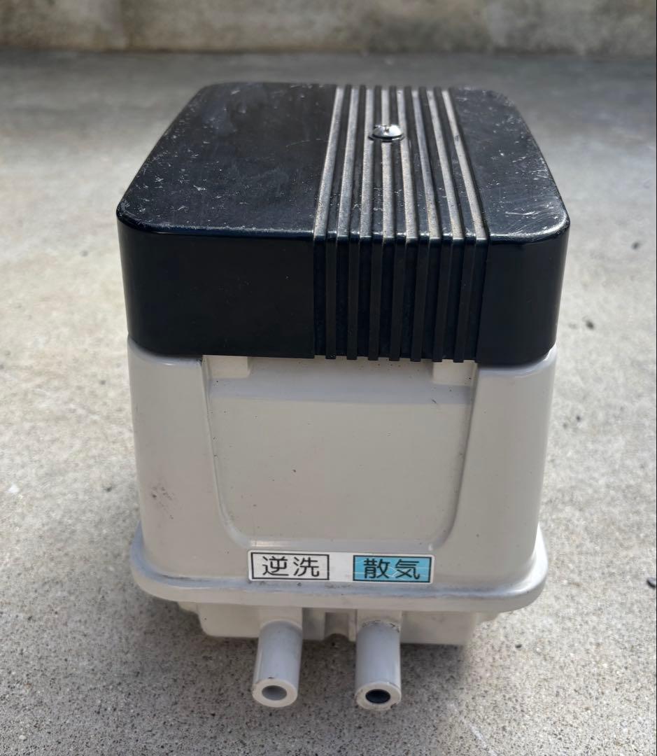 美品 安永 エアーポンプ ブロワ EP-80E-R 浄化槽 オーバーホール済み