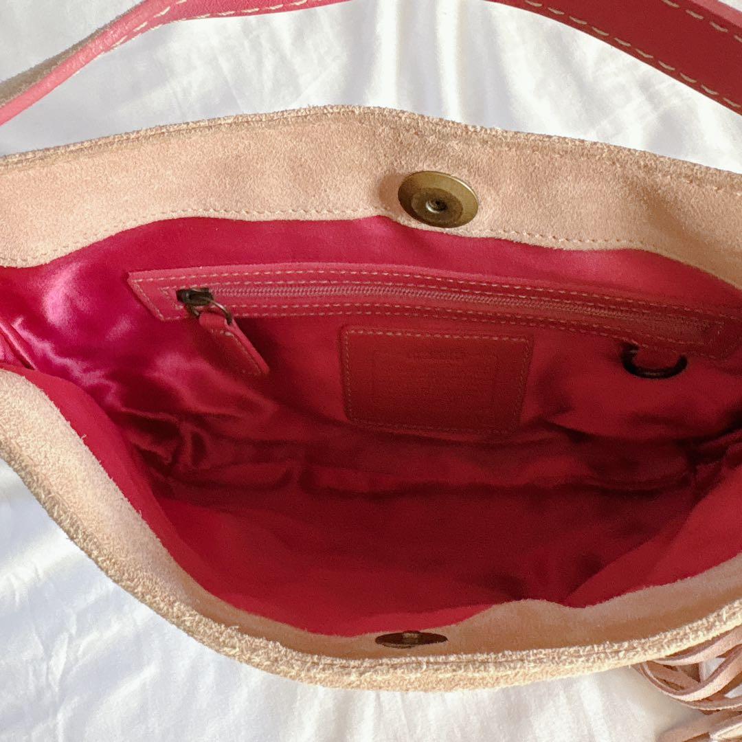 バッグ Vintage COACH Flower Patch Work Mini Bag