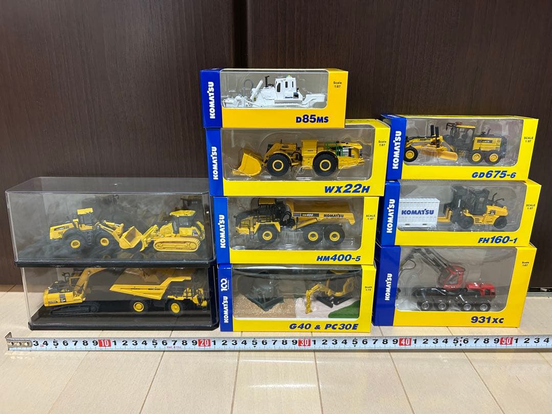 コマツ 小松製作所 株主優待非売品 オリジナルミニチュア11点