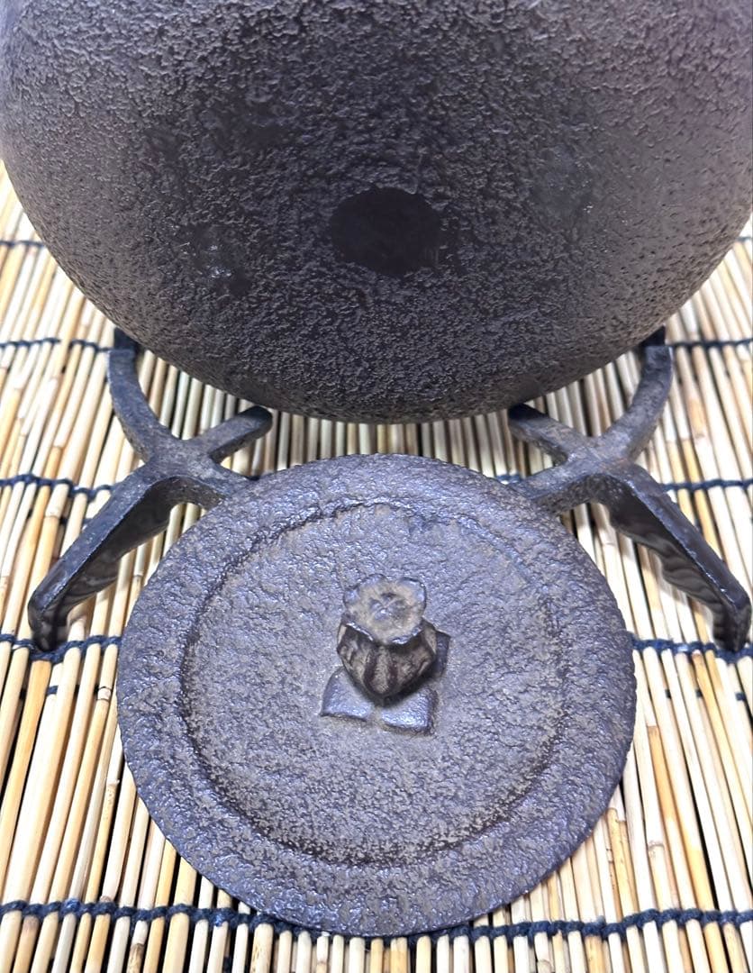 新品、付属品付 南部金狐堂 捻鉉姥口15型龍文様 南部