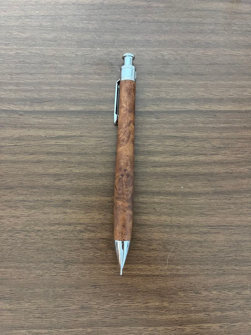 【美品】工房楔　花梨瘤杢　0.5mm 固定式口金