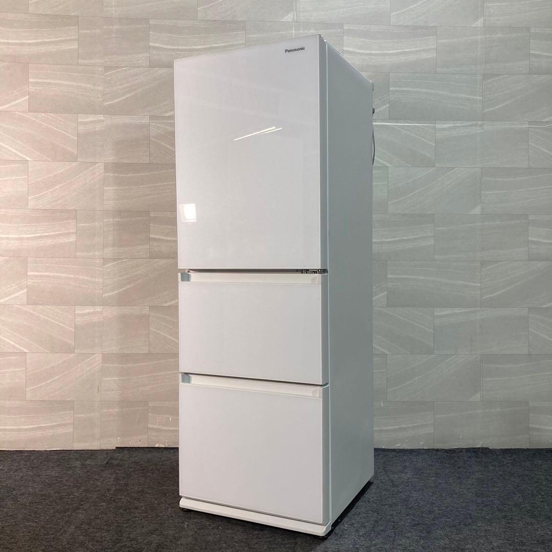 Panasonic 冷蔵庫 335L 大型 家電 エコナビ 3ドア d3567